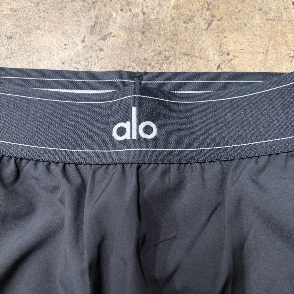 ALO Black Match Point Tennis Skirt - Picture 3 of 4